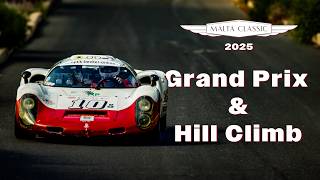 Malta Classic Cars Grand Prix &amp; Hill Climb 2025 - High speed FPV drone shots