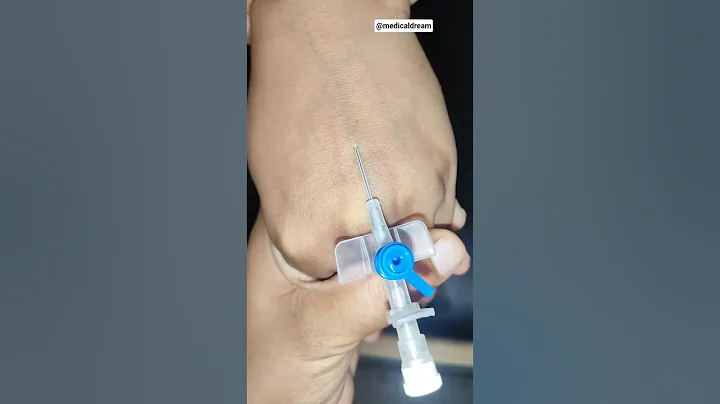How to Insert Blue Cannula (22G) Step by Step | Nursing Skills | IV Cannula Insertion #shorts