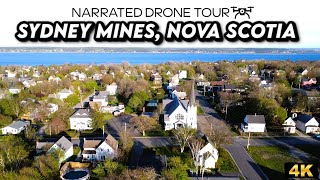 🛩️ 4K Drone Adventure over Sydney Mines, Nova Scotia 🌄✨