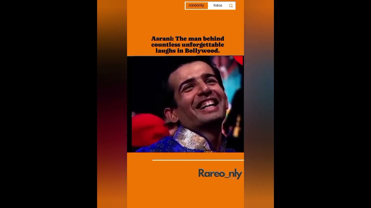 The Legendary Comedian Asrani is No more.