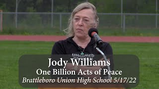 Windham World Affairs Council: Jody Williams - One Billion Acts of Peace 5/17/22