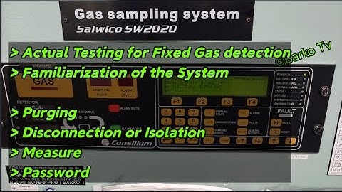 Salwico SW2020 fixed gas detector system | How to test and Familiarization | Consilium | Kalecky