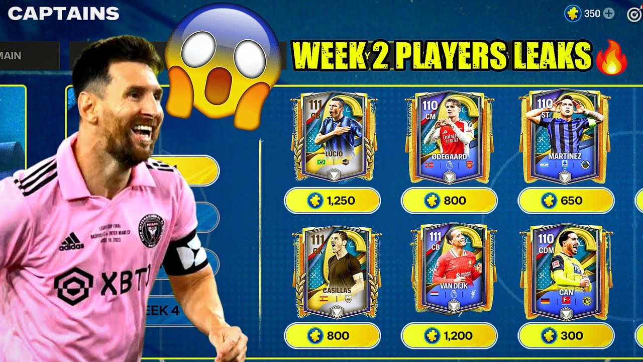 🚨 OMG! ALL Week 2 Captains Event Player Leaks Are INSANE + Pack Opening! 🔥 | FC Mobile