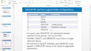 27 Grouping and Aggregating Data Review
