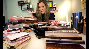 Decluttering 64 Eyeshadow Palettes: Part One | EatSleepMascara