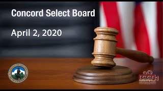 Concord Select Board April 2, 2020