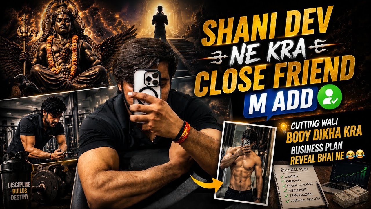 Shani Dev ne kra Close Friend m add || Cutting wali body dikha k kra business plan reveal bhai ne😂😂