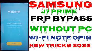 samsung galaxy j7 prime g610f bypass google account android 6.0.1 easy method 2022