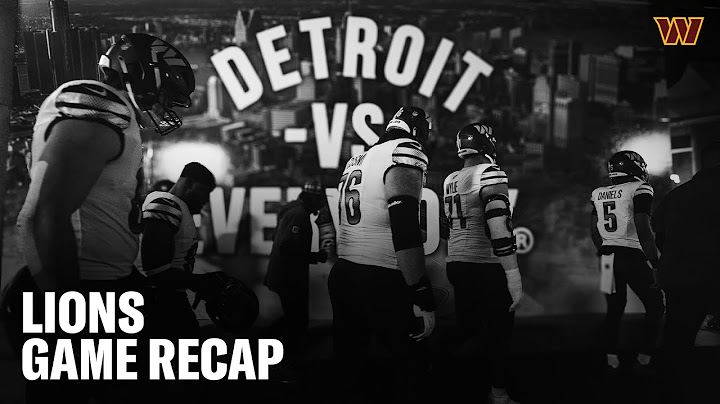 Commanders vs. Lions Game Recap | Divisional Round | NFL
