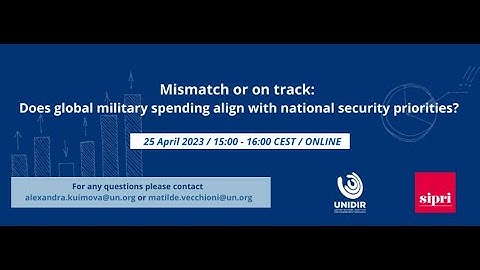 Mismatch Or On Track: Does Global Military Spending Align With National Security Priorities?