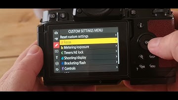 Activate back button focus on the Nikon ZF