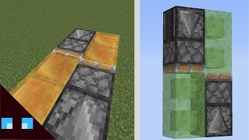 Minecraft - Two Direction Flying Machines Tutorial