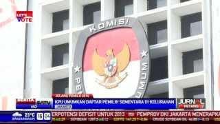 KPU Umumkan Daftar Pemilih Sementara di Kelurahan