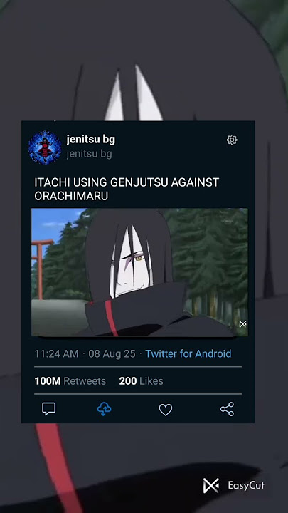 ITACHI USING GENJUTSU AGAINST ORACHIMARU