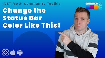 Change Status Bar Color for Android and iOS in .NET MAUI