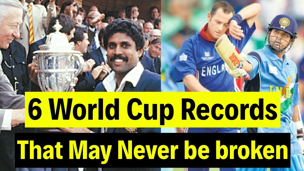 World Cup Records 6 Cricket World Cup Records That May never be
