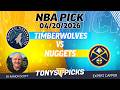 Timberwolves vs. Nuggets NBA Betting Odds & Picks, 4/20/26 | Night Moves Show