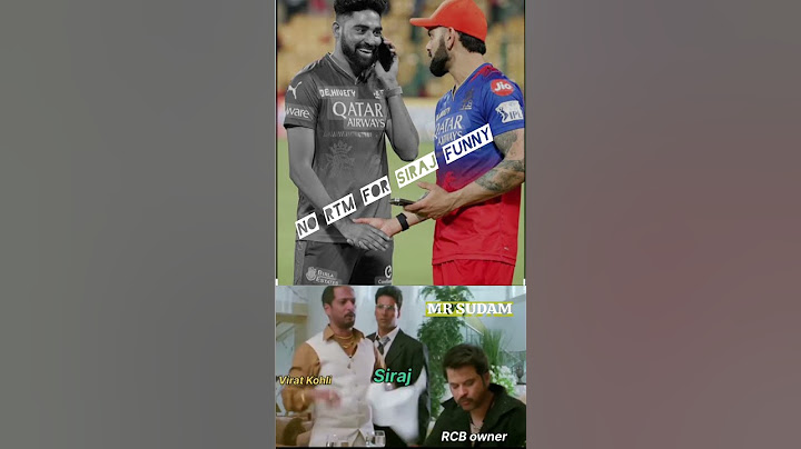 No RTM for mohammed siraj by RCB funny dubbing 🤣🤣🤣 #cricket #ipl2025 #royalchallengerbangalore