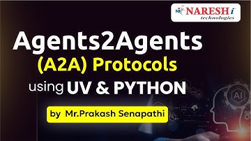 A2A (Agents2Agents) Protocols using UV & Python | Mr. Prakash Senapathi