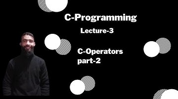 Operators in C: Part-2      (assignment operator in C)