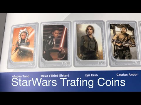 New Zealand Mint StarWars Trading Coins/Cards #starwars #silver #coincollecting