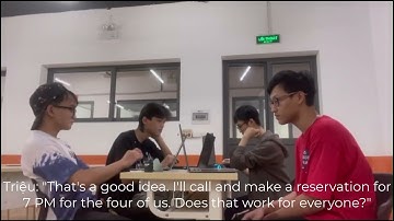 Video Tiếng anh 2.2 - Everyone is inviting each other to go for a drink. - FPT Polytechnic