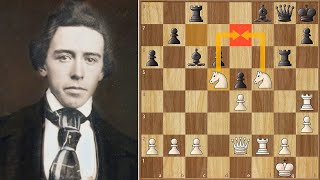 NOT. A. SINGLE. GAME! || Morphy vs Harrwitz (1858) Game 4