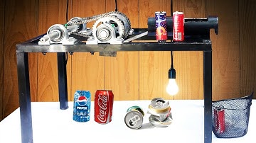 Can Crusher Machine Mechanical Engineering project for final year student