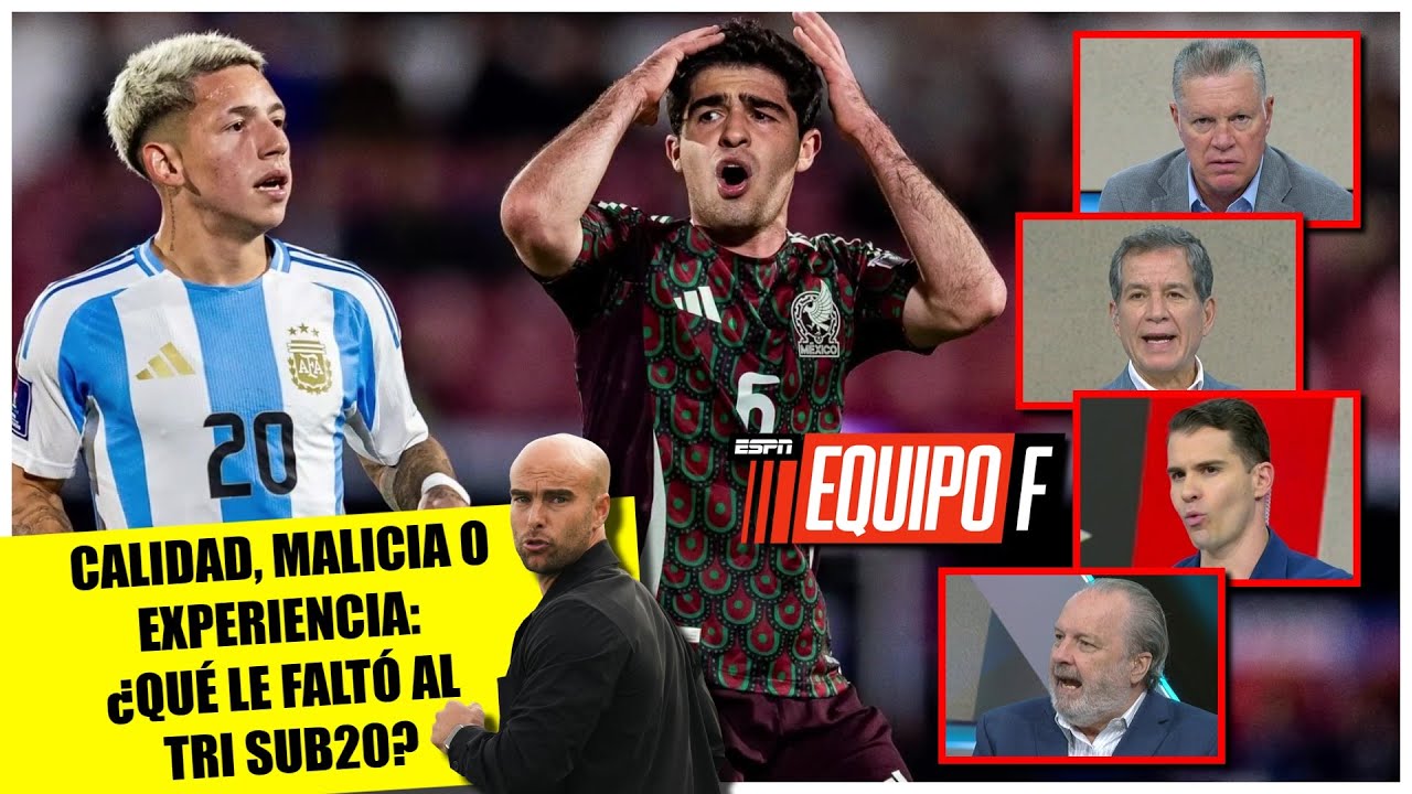 Argentina le lleva una ventaja de 2 años a México en desarrollo y lo demostró en el SUB20 | Equipo F