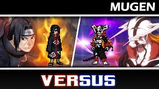 Itachi Vs Ichigo Hollow - Bleach Vs Naruto Mugen