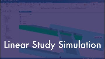 Linear Study Simulation in Solid Edge