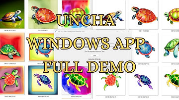 Uncha - Full Software Demo - Windows Application for Batch Background Removal - Download on Patreon!