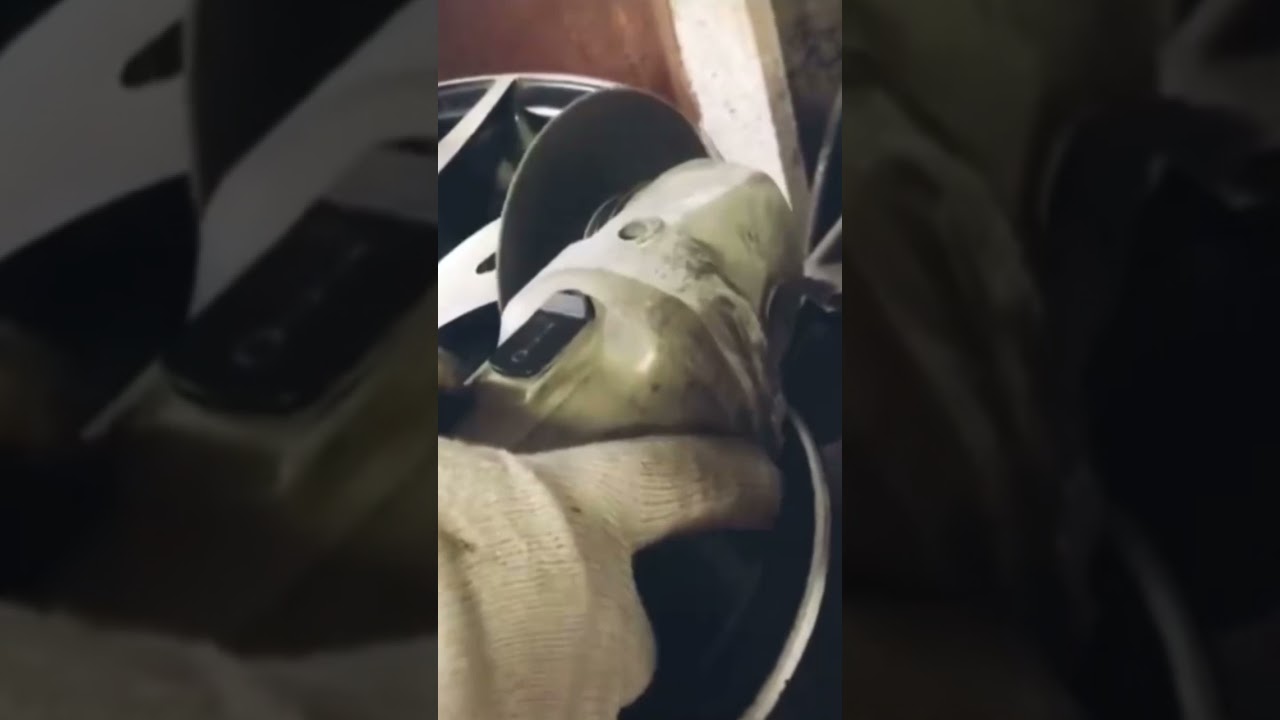 Правка и сварка литого диска. Инст andrey_workshop - YouTube