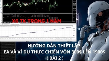 Phần 2:hướng dẫn thiếp lập EA robot giao dịch.và ví dụ thực hành eabuilder (hết bài)