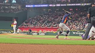 Mauricio Dubon swing mechanics 9/5/23
