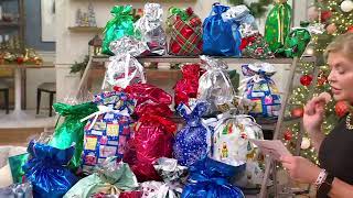 Kringle Express 50-piece Gift Bags and Tags Set on QVC
