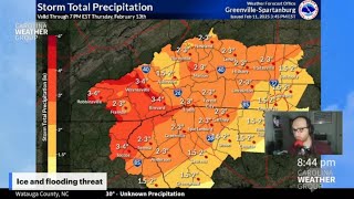 Ice and flood threat in North Carolina [Live weather forecast update]