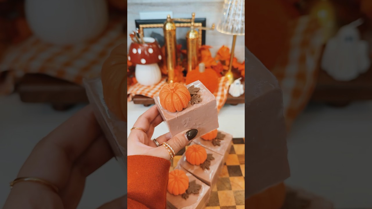 DIY fall soap 🎃🧴 