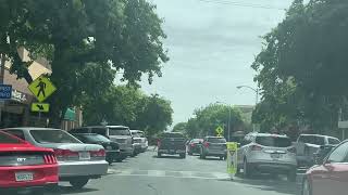 Downtown Visalia, California, drive