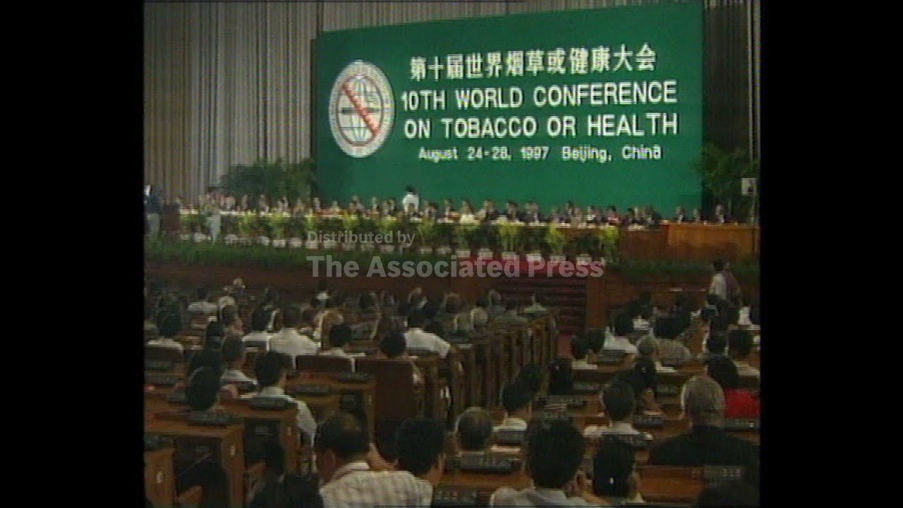 tobacco conference CHINA: 10TH WORLD CONFERENCE ON SMOKING OR HEALTH ENTERS 2ND DAY
