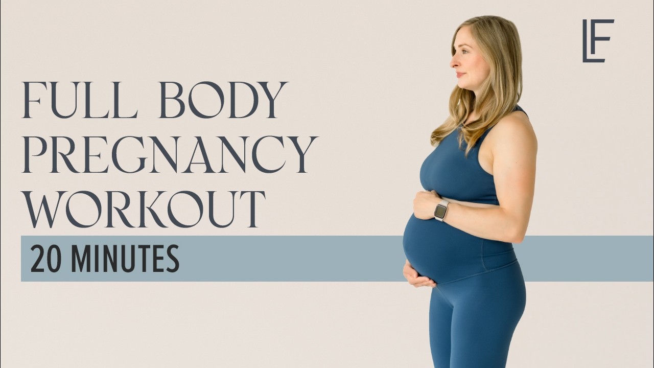 20 Minute Full Body Prenatal Workout - All Trimesters - YouTube