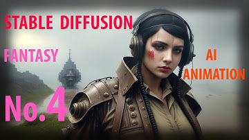 AI Animation. Fantasy Animation №4. Stable Diffusion. Deforum+Animator Scripts. Нейросети. Анимация.