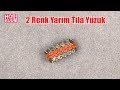 2 Renk Yarım Tila Yüzük Yapımı #DIY #kendinyap