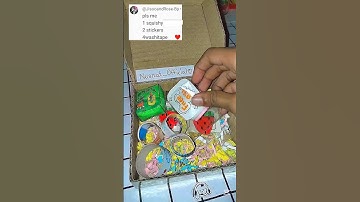 packing order fake 📦🌷 #sticker #diy #shot#squishy#trending