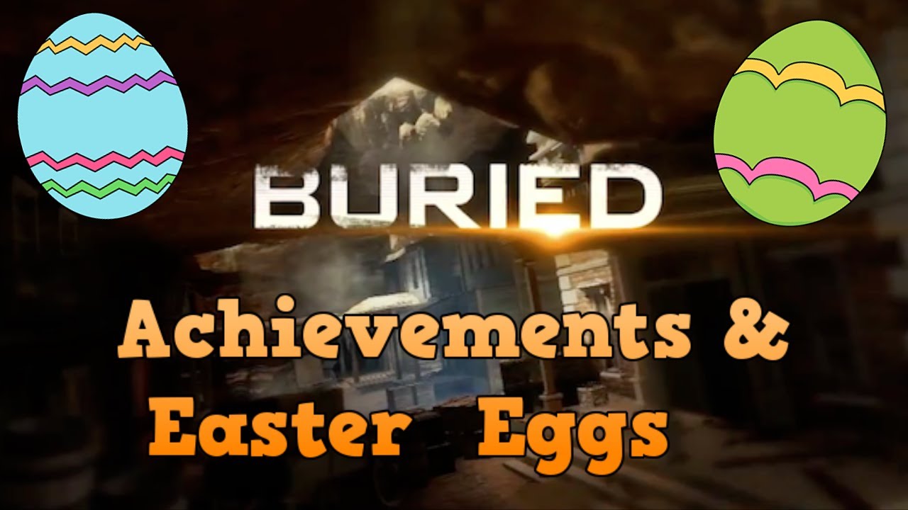 "BURIED" ALL Achievements & Easter Eggs | Black Ops 2 Vengeance DLC Trophies & Easter Eggs