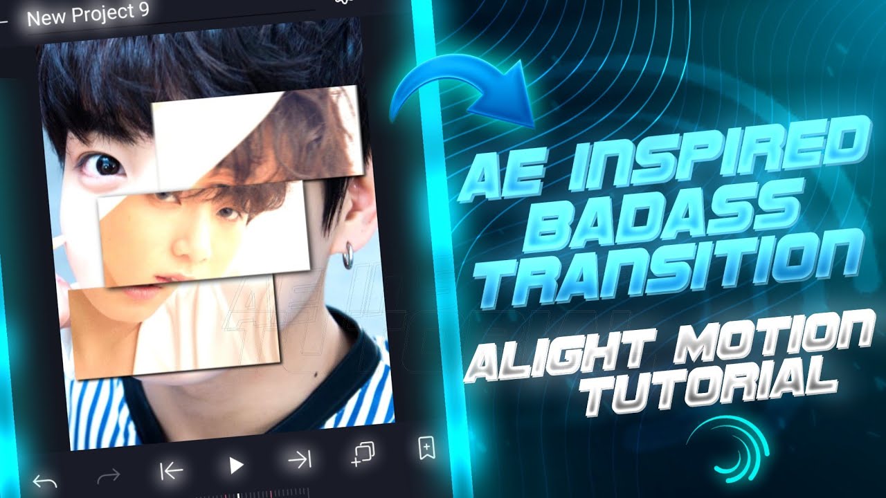 ae inspired badass transitions || alight motion tutorial /#trending ...