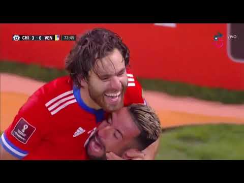 GOL BEN BRERETON  (Chile 3 vs Venezuela 0) | RELATOS CLAUDIO PALMA