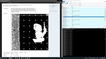Bad Apple!! on a QR Code Generator