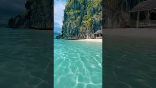 Crystal Clear Waters Of Banul Beach In Coron, Palawan, Philippines