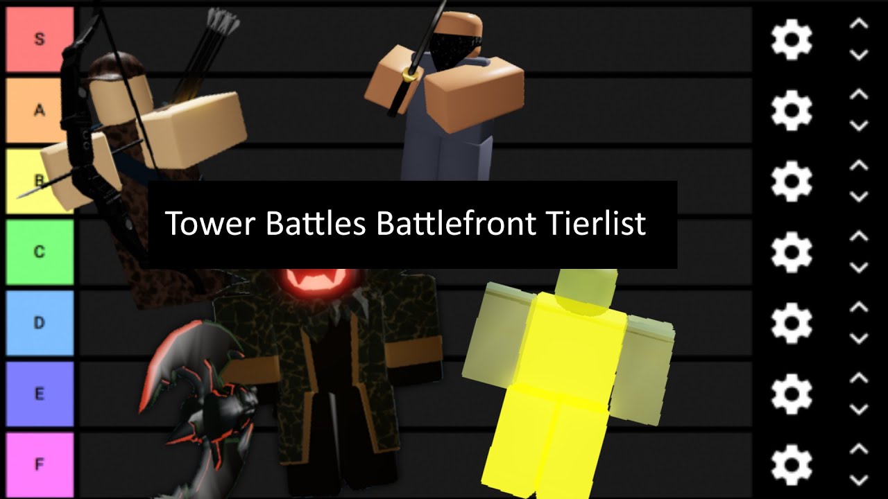 Tower Battles Battlefront Tierlist YouTube